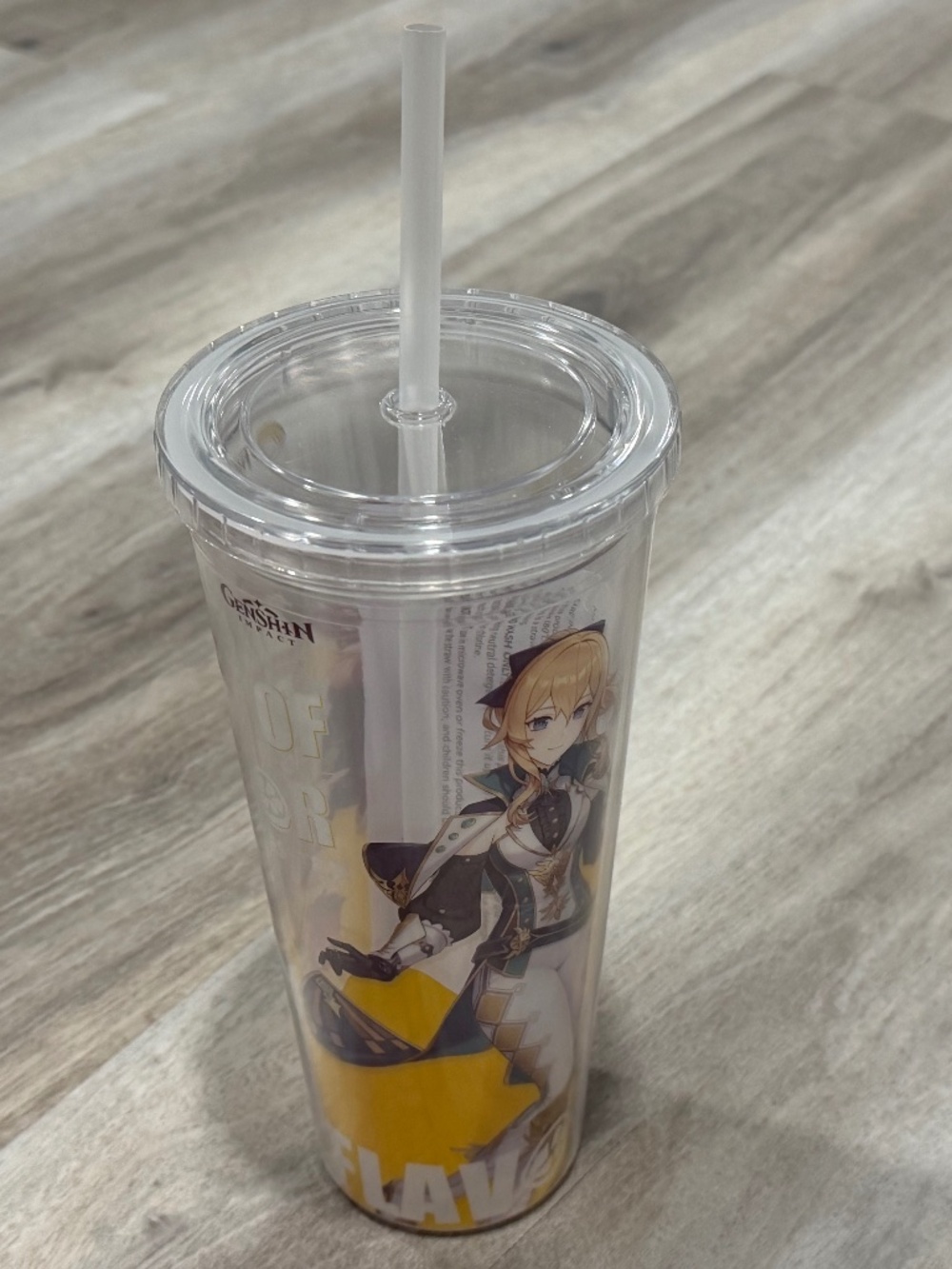 Genshin Impact Happy Lemon Tumbler Klee Jean Limited Edition Cup